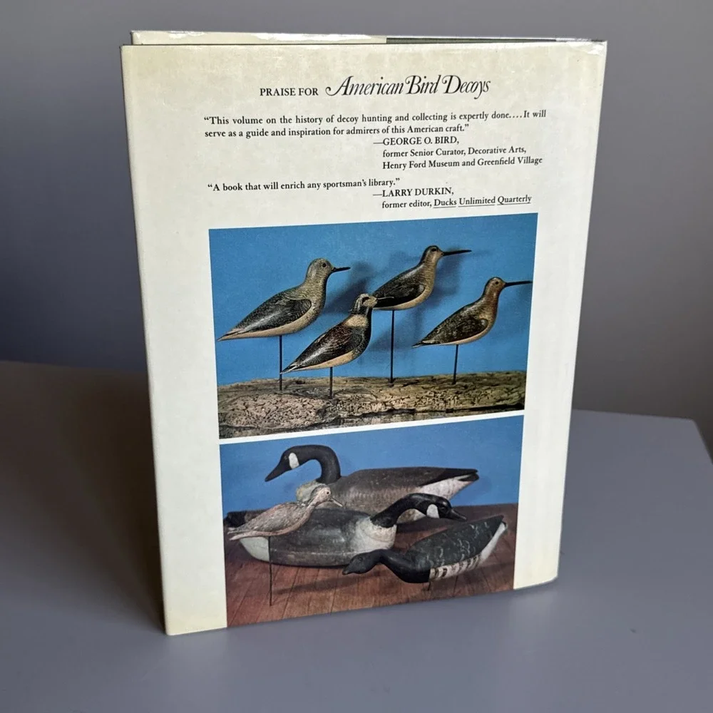1987 American Bird Decoys Hardcover Book William F. Mackey Second Edition